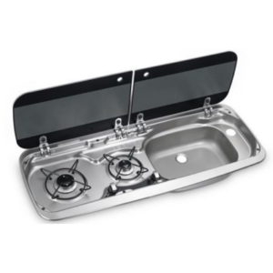Dometic SMEV MO9222 Right 2 Burner Hob & RH Sink Combi Unit