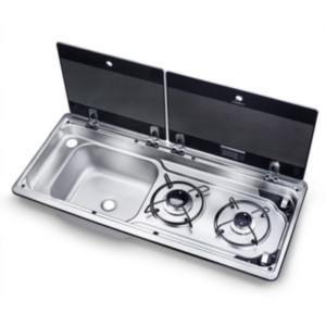 Dometic MO9722 Slimline Piezo Hob & LH Sink Unit