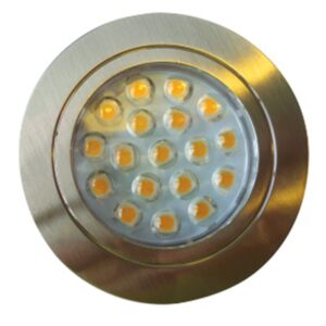 Dimatec Chrome Recessed LED Touch Spot Light Default on