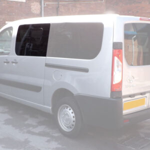 Citroen Dispatch 2007 onward n/s half slider opening window in privacy glass
