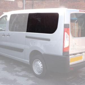 Citroen Dispatch 2007 onward n/s rear quarter glass in privacy (LWB)