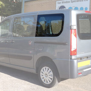 Citroen Dispatch 2007 onward n/s rear quarter side window in green tint SWB