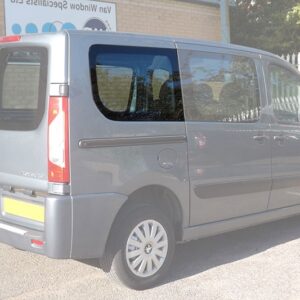 Citroen Dispatch 2007 onward o/s rear quarter glass in green tint (LWB)