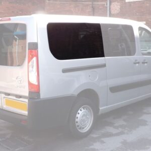 Citroen Dispatch 2007 onward o/s rear quarter side window in privacy SWB