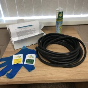 Single Fitting Kit with internal trim for a bonded window